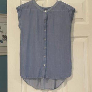 Loft Textured Button  Top